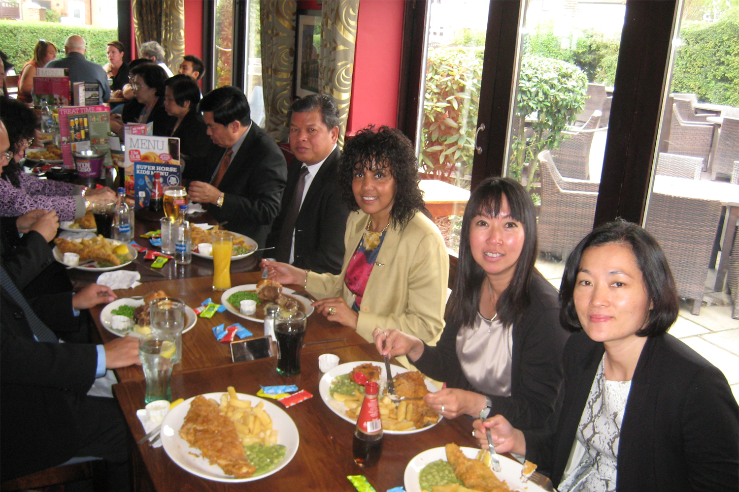 Dr Amina Wakefield with Thai Director of Private Education