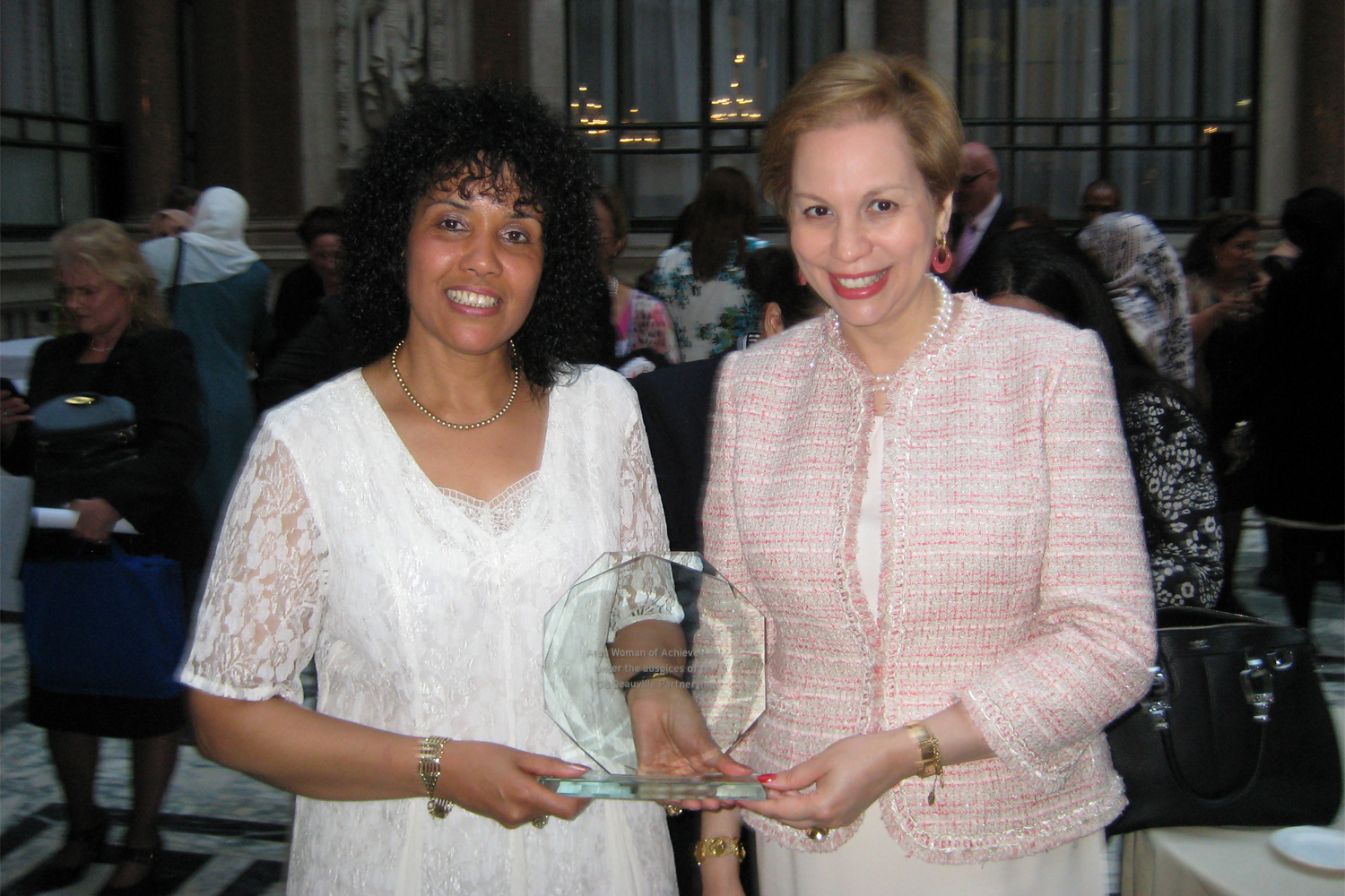 With HH Princess Lalla Joumala Alaoui after Receiving the G8 UK Award